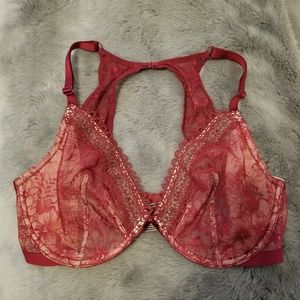 NWOT VICTORIA'S SECRET Plunge Lace Bra 36DD